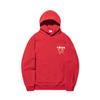 Li Ning Daily Prosperity Series Snowflake Totem Loose Pullover Hoodie Unisex Hoodies Samba-Red AWDU337-7