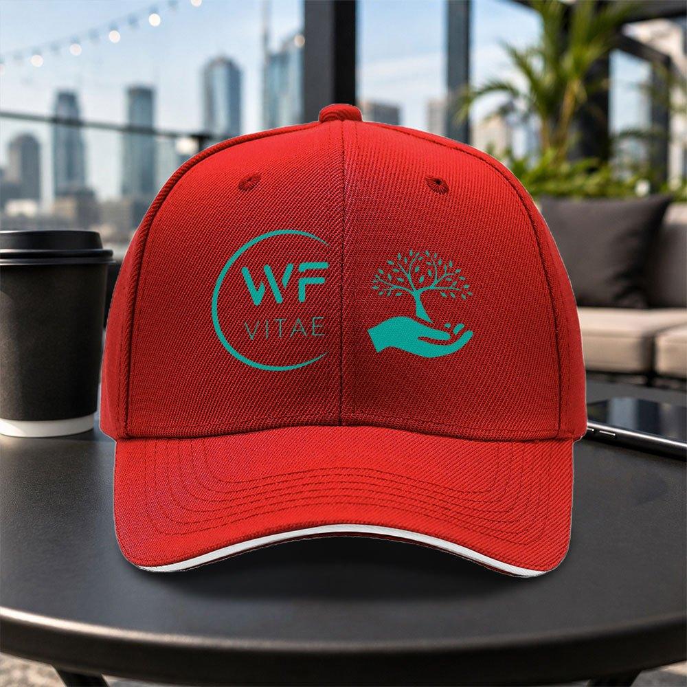WF VITAE Logo Sandwich Cap Unisex Adjustable Lightweight Baseball Cap MultiColor Casual Outdoor Travel Party Gift