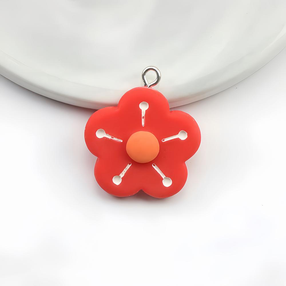 10Pcs Flower Resin Charms Avocado Cactus Mushroom for DIY Earring Bracelets Necklace Keychain Pendant Jewelry Making Findings