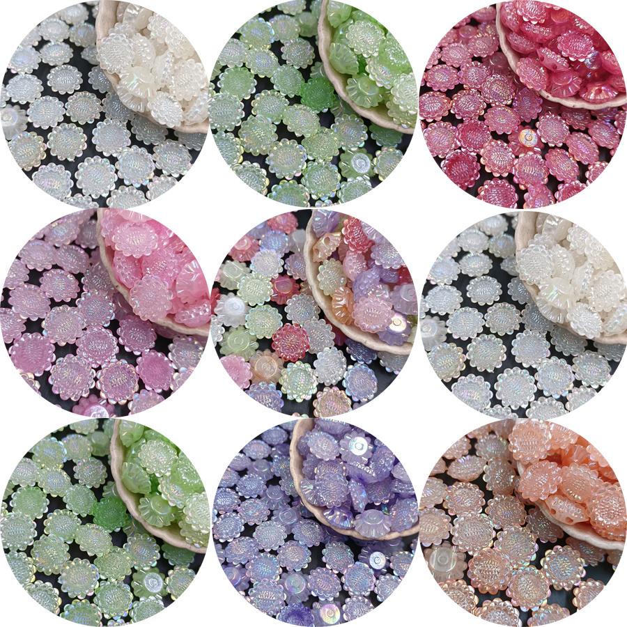 20 шт. свободные бусины с двойным отверстием AB цвета, подвески, бусины подсолнечника для изготовления ювелирных изделий, сделай сам, материал для изготовления бисера ручной работы