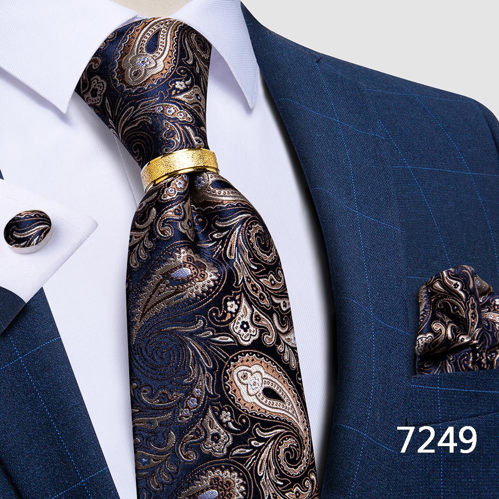 Мужской набор на торжество - галстук, запонки, платок