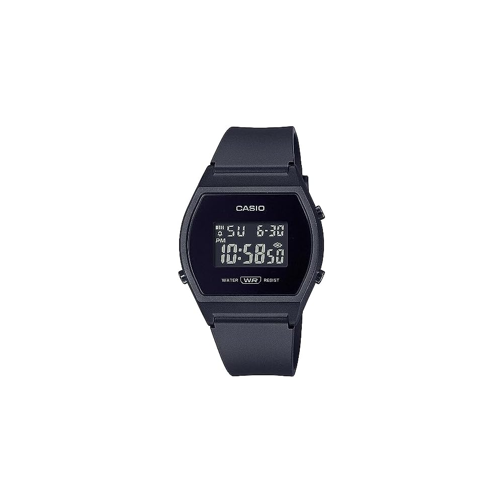 Casio Collection LW-204-1BEF Унисекс Часы Черный Резиновый Ремешок