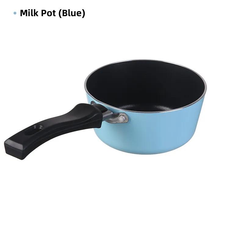 Сковорода из нержавеющей стали с антипригарным покрытием Mini Thick Steak Flat Milk Pans для газовой плиты, индукционной плиты, кухонной посуды