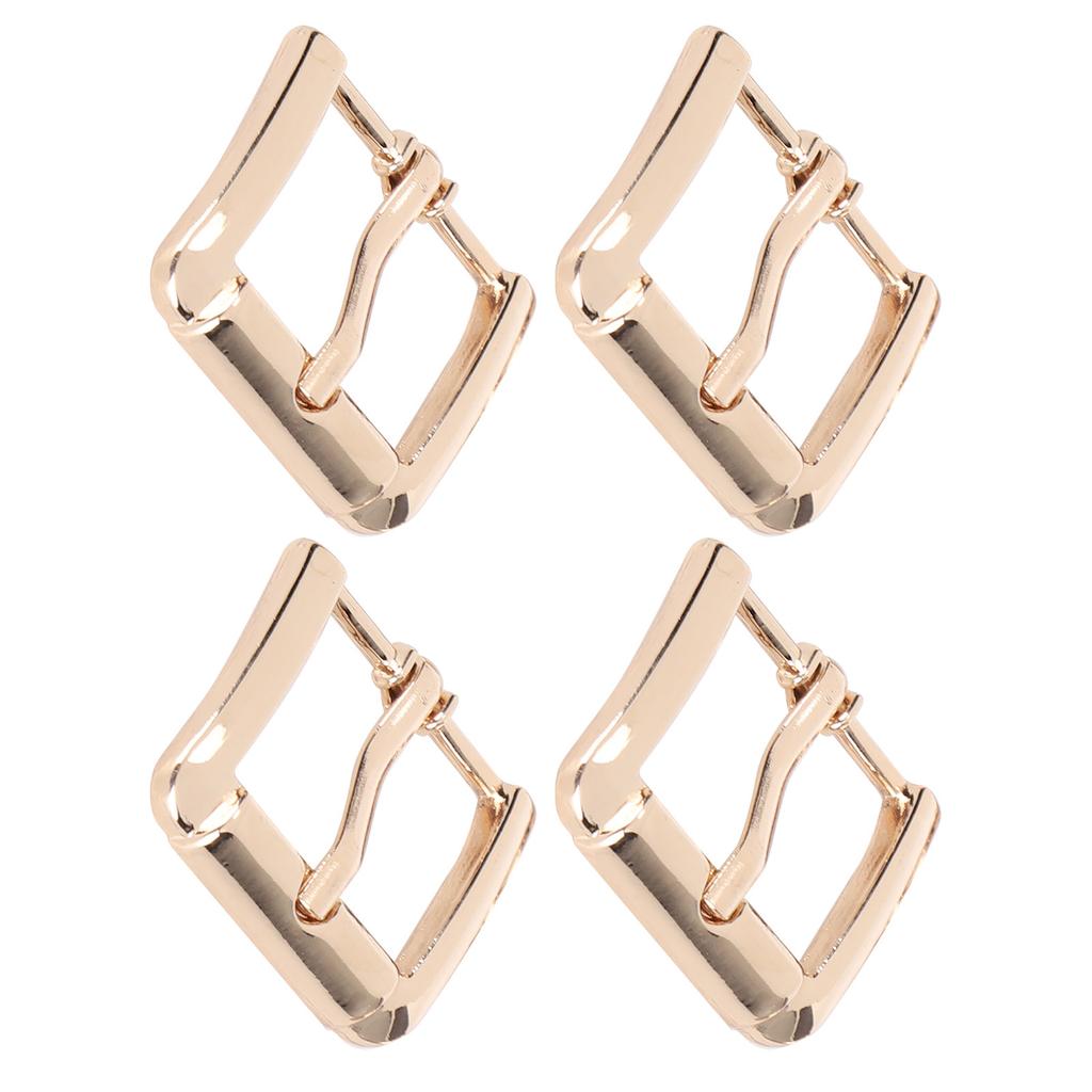 Belt Buckle Single Prong for Leather Strap Windbreaker Replacement DIY Accessories 20mmGold