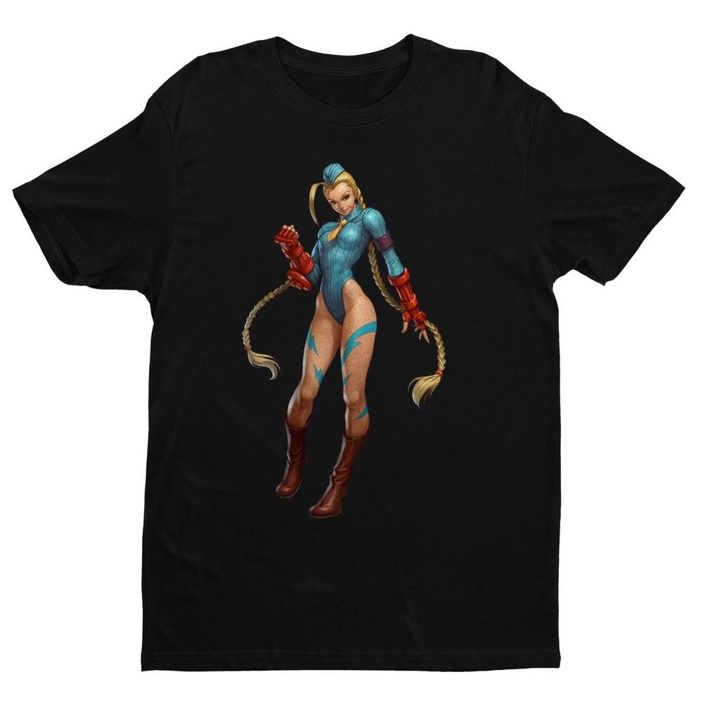 Классическая футболка унисекс Cammy из Street Fighter, Shadaloo, Премиум, Подарки для геймеров