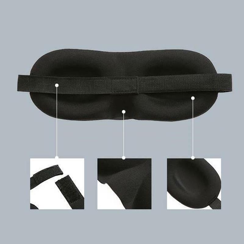 3D Sleep Strong Shading Eye Mask Natural Sleeping Eye Mask Soft Portable Eyepatch Eye Patch Women Men Blindfold Travel Eyepatch