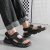 Модные мужские сандалии мужские 2025 летняя новая одежда универсальная нескользящая платформа повседневная пляжная обувь 4881-T