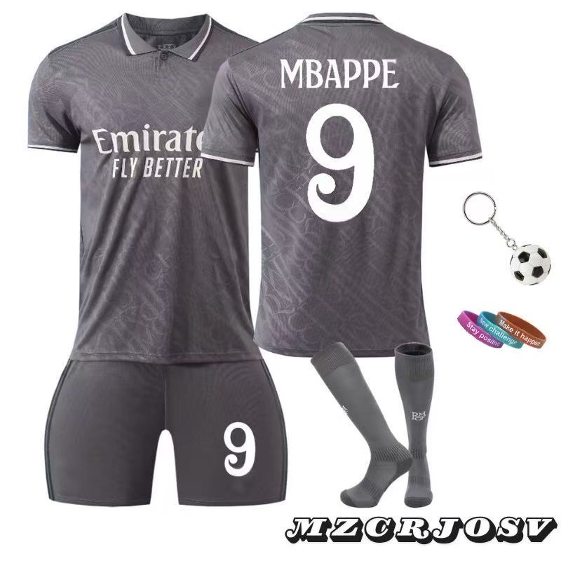 Kids Sports Equipment Mbappe Series MzcrJosv® Polyester Gray Training Gear
