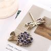 Metal Women Man Lilac Flower Party Dragonfly Brooch Pin Fashion Jewelry Badge Collar Accessories