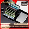 Premium Stainless Steel RFID-Blocking Card Holder for Men and Women