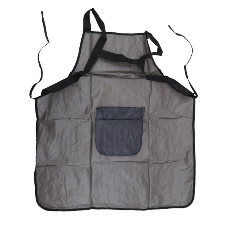 Водонепроницаемый рабочий фартук прозрачный черный белый маслостойкий кухонный фартук чистящие средства милый мультяшный мишка грязеотталкивающий фартук из ТПУ