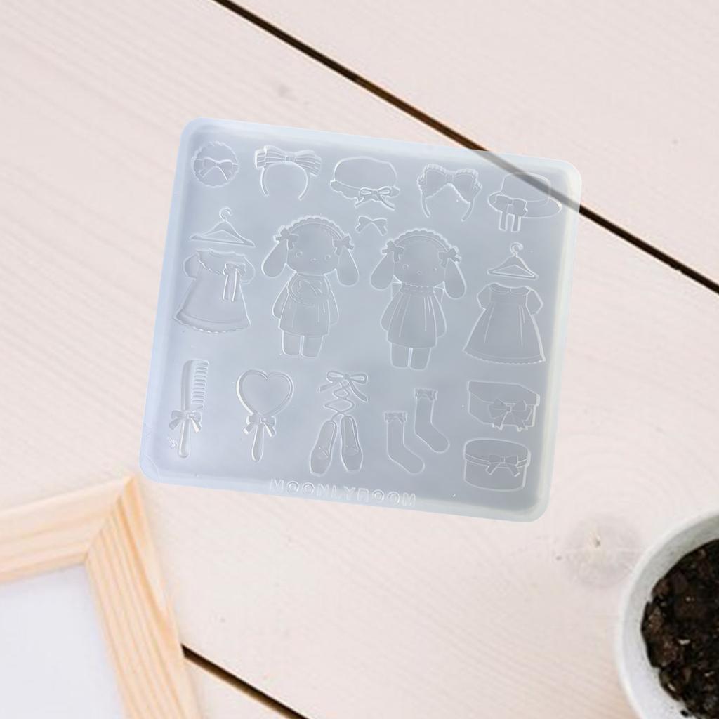 Практичные аксессуары для рукоделия Удобный набор силиконовых форм для создания различных поделок и проектов по изготовлению украшений ручной работы