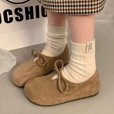 Модные туфли-лодочки с бантом, женская обувь, классические удобные повседневные кроссовки, обувь новых осенних трендов 2025 года, для ходьбы, под платье, Chaussures Femme