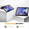 Чехол для планшета Samsung Galaxy Tab S10+ Plus / S9+ Plus 12,4'' дюйма, тонкий чехол Folio, легкий жесткий защитный чехол с многоугольной подставкой
