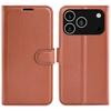 For iPhone 17 Pro Max Wallet Case Litchi Texture Shockproof Leather Flip Stand Phone Cover