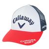 Callaway Tour A Mesh Cap Golf FR Men's (JM) - Hat, 23SS_1034, White/Red/Navy,