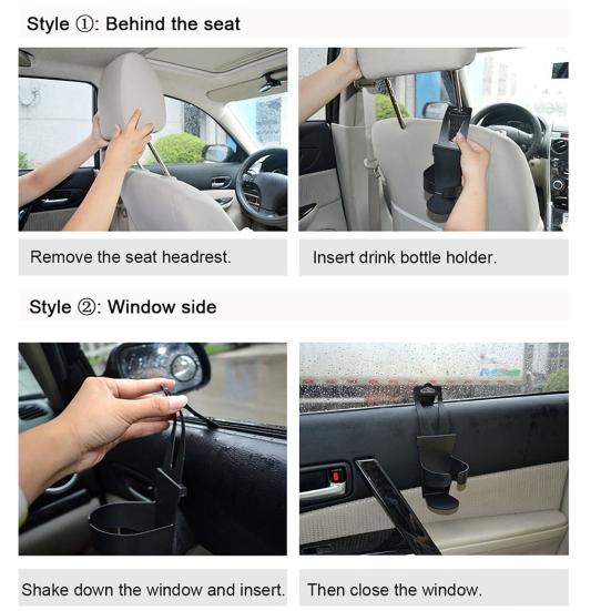 Eco-friendly Cup Bracket Convenient Extensible Creative Car Drink Holder for Truck Spill Preventing