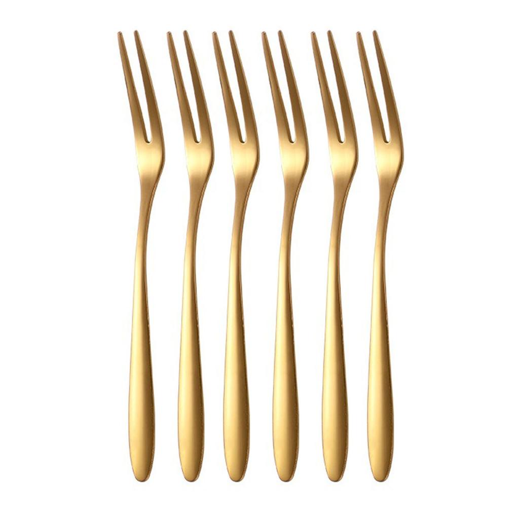 304 Stainless Steel Fruit Fork Mini Food Pick Brand New