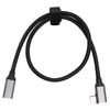 4K 100W PD 5A Right Angle Bend 90 Degree Gen 2 USB3.1 Type C Male To Female Extension Cord50cm
