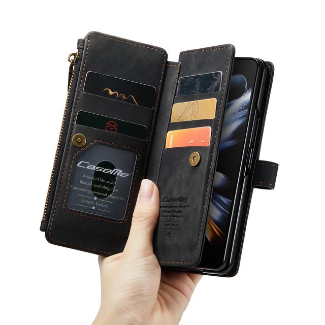 Shockproof Full Body Protective Wallet Bag Case For Samsung Galayx Z Fold 4 5g Fold4 Fold3 Fold 3 S23 Ultra S22 Plus S21 Fe