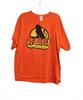 Roar Lion Graphic Tee 2XL Orange 5050 Cotton "Life Is Wild God Is Good"