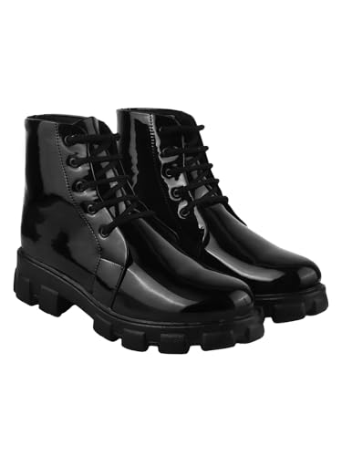 Shoetopia Женские короткие ботильоны на массивном каблуке с нескользящей подошвой, удобные модные ботильоны на щиколотку | Мягкая амортизирующая подошва | Для повседневной носки, вечеринок и зимы