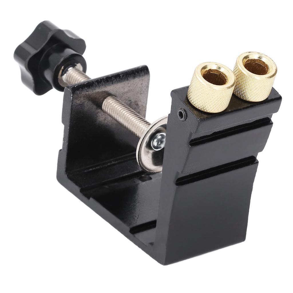 Черный наклонный позиционер для сверления отверстий из алюминиевого сплава, мини-набор кондукторов для потайных отверстий для DIY-проектов