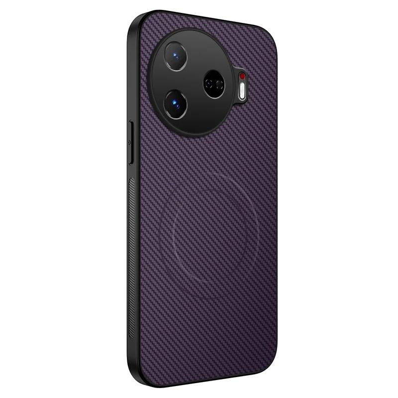 Phone Case Magnetic Wireless Charging For Tecno Camon 30 Pro 4G 5G Lens Protection Shockproof Silicone Leather Cover Shell Cases