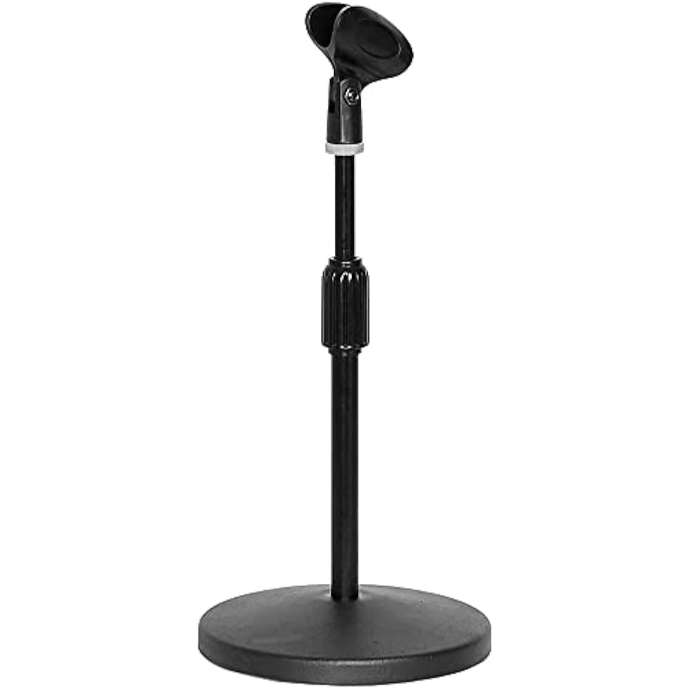 Настольная микрофонная стойка KC черная MDS-2300/BK