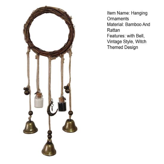 Ведьмины колокольчики Очищают от негативной энергии Привлекают позитивные вибрации Подвесные ведьмины украшения Комната