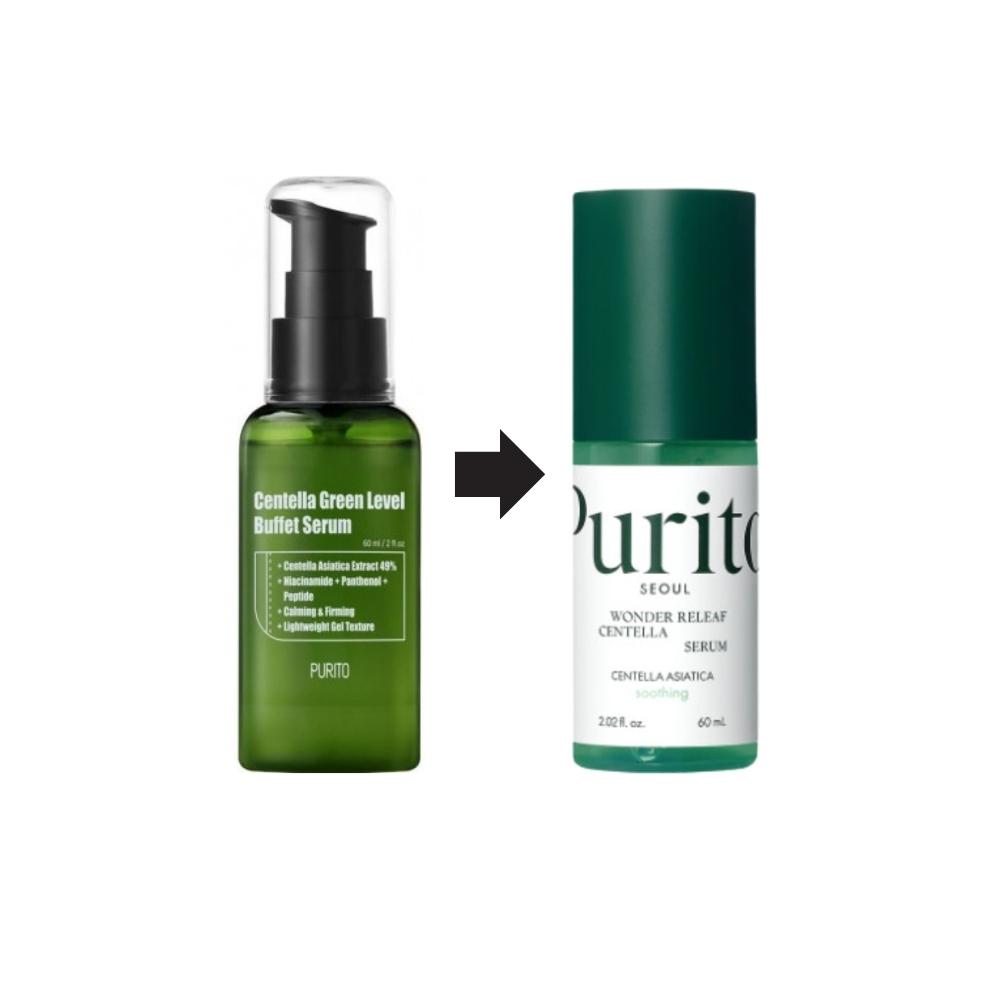 Purito SEOUL - Wonder Releaf Centella Serum, 60 мл - успокаивающая сыворотка для лица