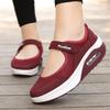 Women's Casual Mesh Sneakers, Breathable & Comfort Platform Soft Sole Shoes, Daily Walking Wedge Footwear
