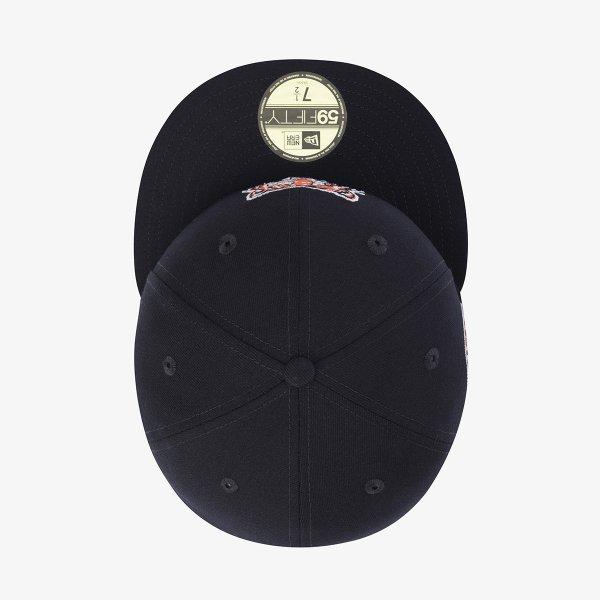 Кепка New Era Detroit Tigers Fitted темно-синяя 15131694