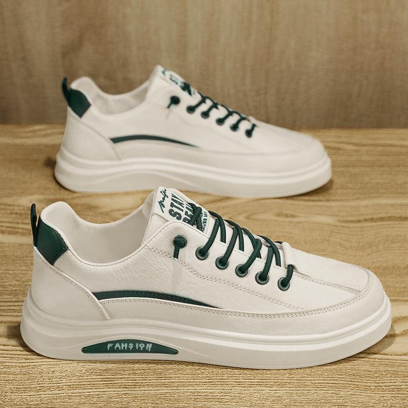 Повседневная спортивная обувь Мужская универсальная износостойкая мужская обувь Модная обувь для скейтбординга для мужчин Дорожная обувь Кожаная обувь для мужчин