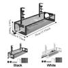 No Drilling Under Desk Wire Management Tray Space Saving Power Strip Cord Holder  Office