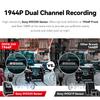 Ddpai Видеорегистратор Z40 для автомобиля, камера заднего вида, Sony IMX335, 1944P HD видео, GPS-трекинг, 360 градусов вращения, Wi-Fi, DVR, 24-часовой защитник парковки