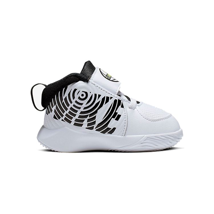 Nike Команда Хастл Д 9 Белый (ТД) Детские кроссовки Volt Black AQ4226-100