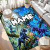 Custom Name Personalized Avatar Print Carpet, Versatile Home Decor Rug, for Playroom, Apartment, Balcony, Entryway, Hallway Gift