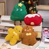 Christmas Pillow Doll Christmas Tree Gingerbread Living Room Sofa Plush Toy Cushion Ornaments Girls Gift
