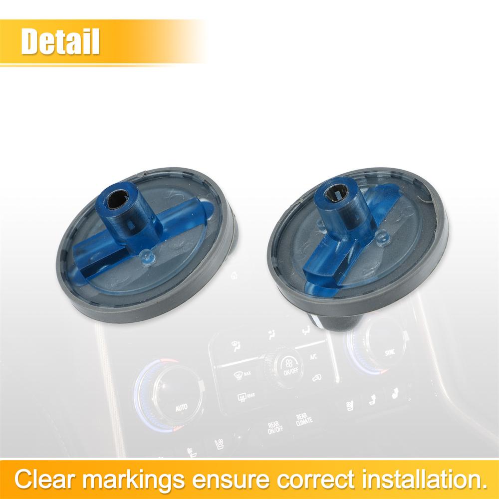 2 шт. ручки климат-контроля для Chevrolet Blazer S10 GMC Jimmy Sonoma F87Z18549AB