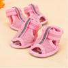 Style with Reflective Strap Spring Summer Wear Pet Sandals Dog Shoes Pet Supplies Puppy Shoes