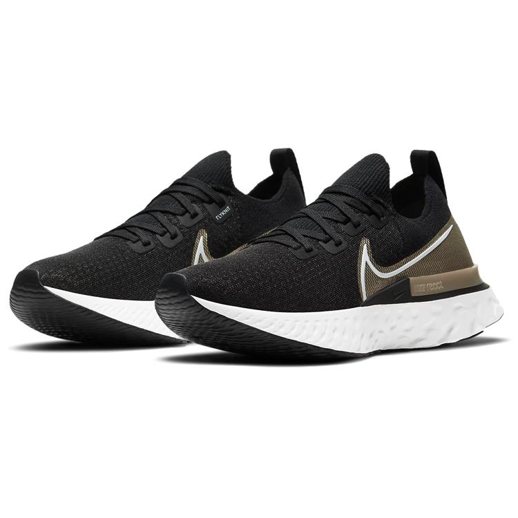 Nike Женские кроссовки Nike React Infinity Run Flyknit Металлик Золотой Шелк CZ2861-001