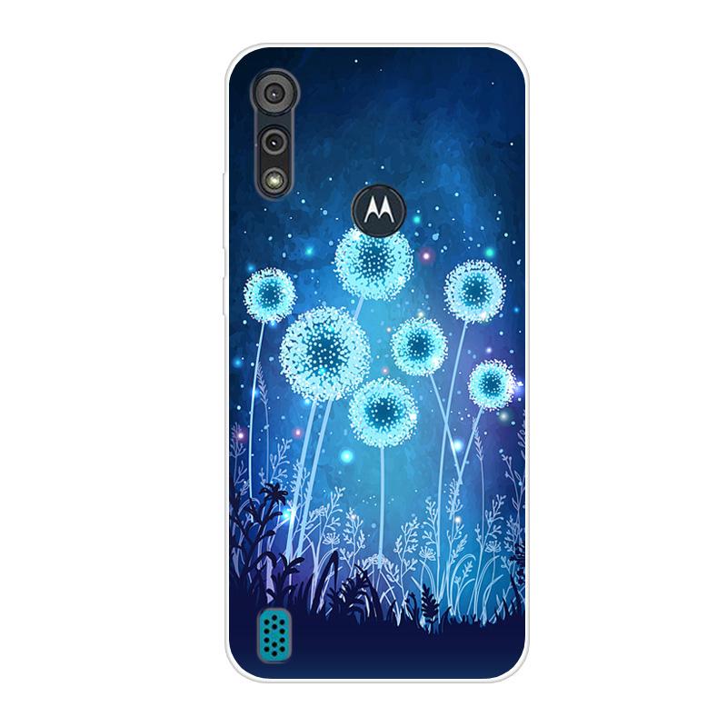 For Motorola Moto E6S 2020 Case Shockproof Soft Silicone TPU Back Cover For Moto E6S 2020 E6i Phone Cases E 6S Case Cute Cartoon