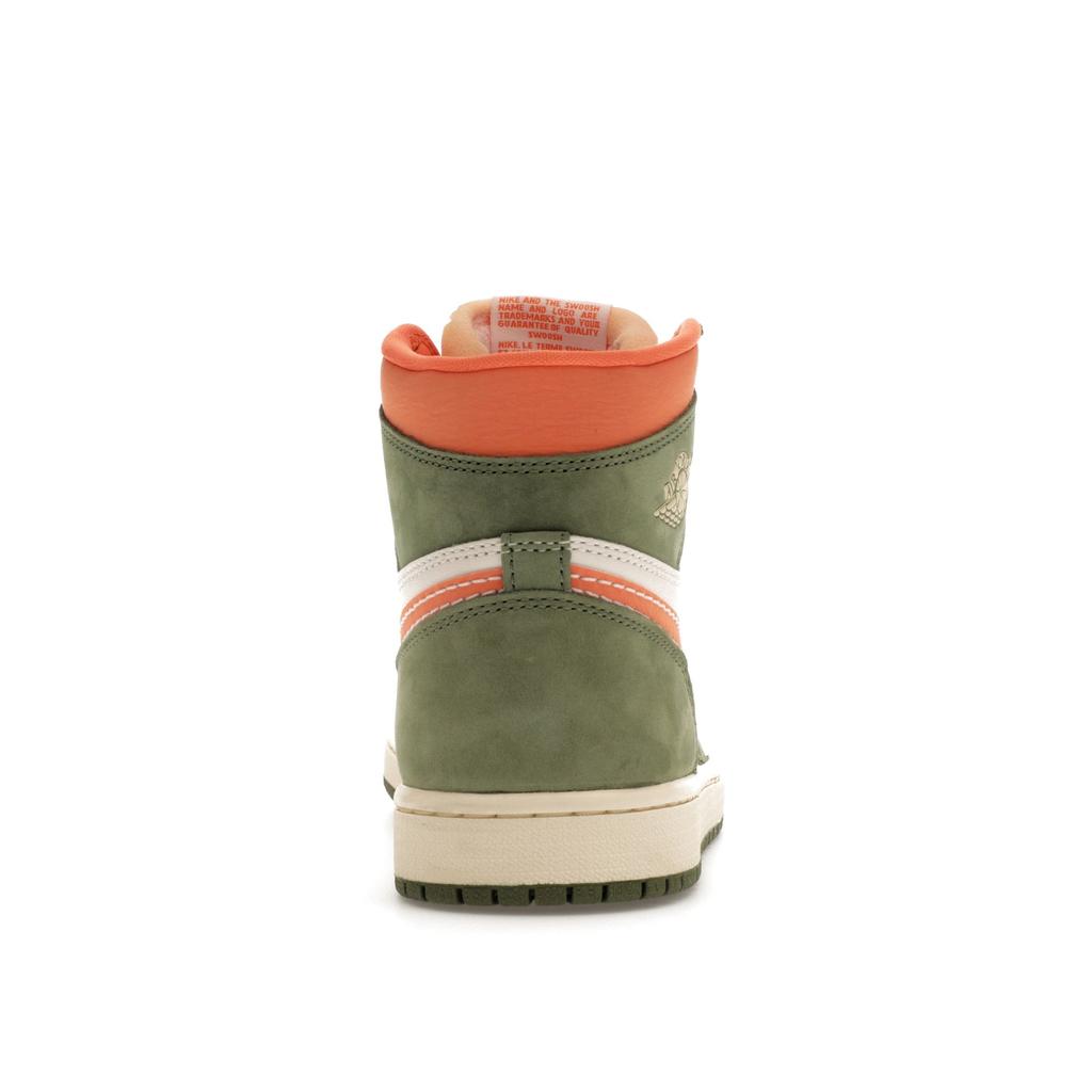 Мужские кроссовки Air Jordan 1 Retro High OG Craft Celadon Green Sky-J-Light-Olive Bright-Mandarin FB9934-300