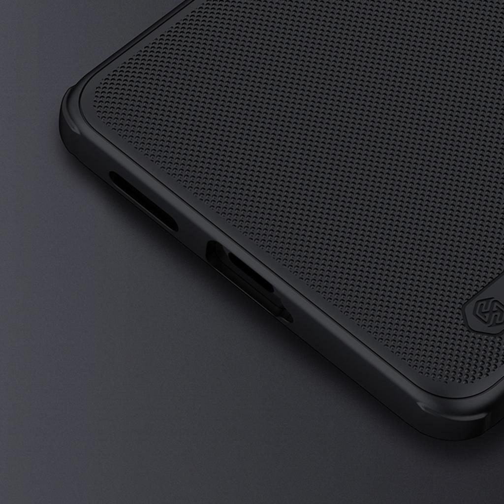 Чехол Nillkin Super Frosted Shield Pro Rugged для Xiaomi Redmi Note 12 Turbo/Poco F5 - черный