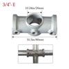 Fixed Buckle Frame Fasteners 1\2''/3\4" Circular Pipe Connector New Pipe Fitting Connector  Pipes