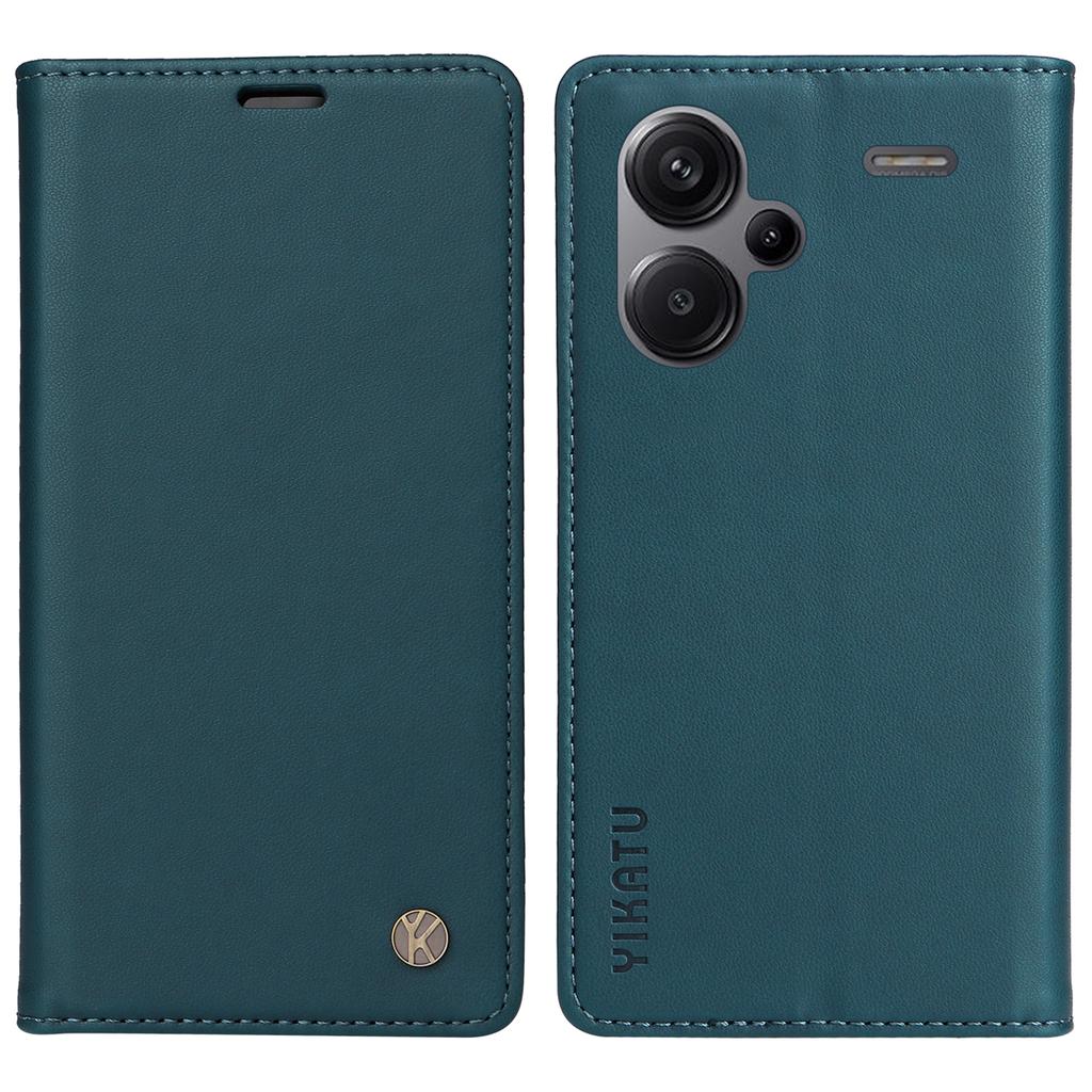 YIKATU YK-001 For Xiaomi Redmi Note 13 Pro+ 5G Case Magnetic Closing Leather Phone Cover