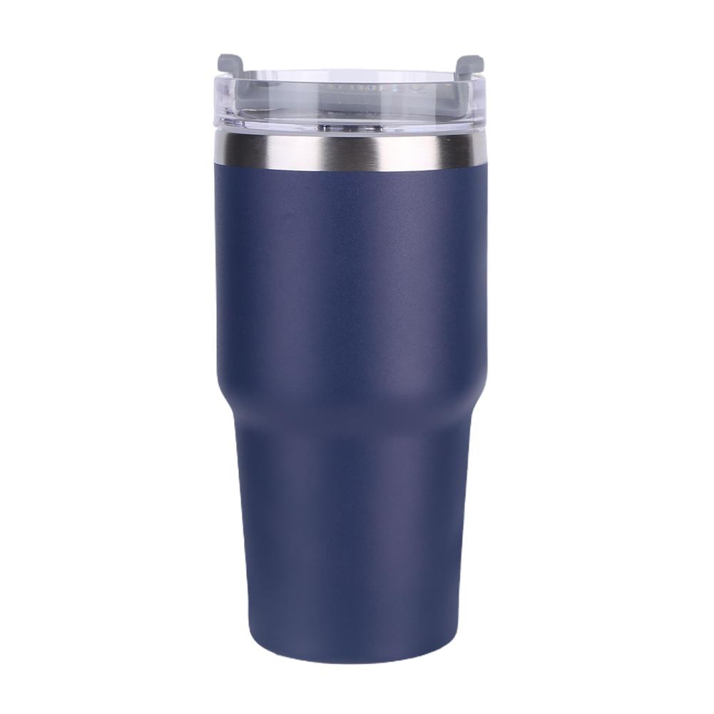 20oz Thermal Travel Mug with Straw 304 Stainless Steel Thermal Coffee Car Cup Thermal Iced Travel Cup for Camping Hiking Picnic