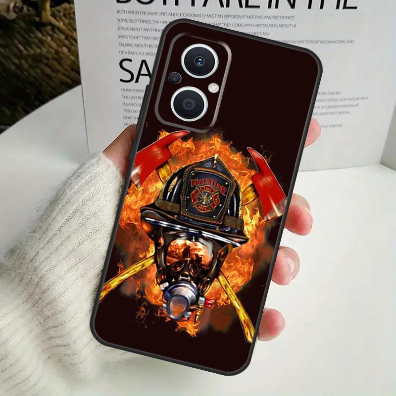Чехол Пожарный Герой Пожарный для OPPO Reno 8T 4Z 5Z 8 10 11 Pro 4 5 6 7 Lite OPPO Find X6 Pro X3 X2 X5 Lite Чехол