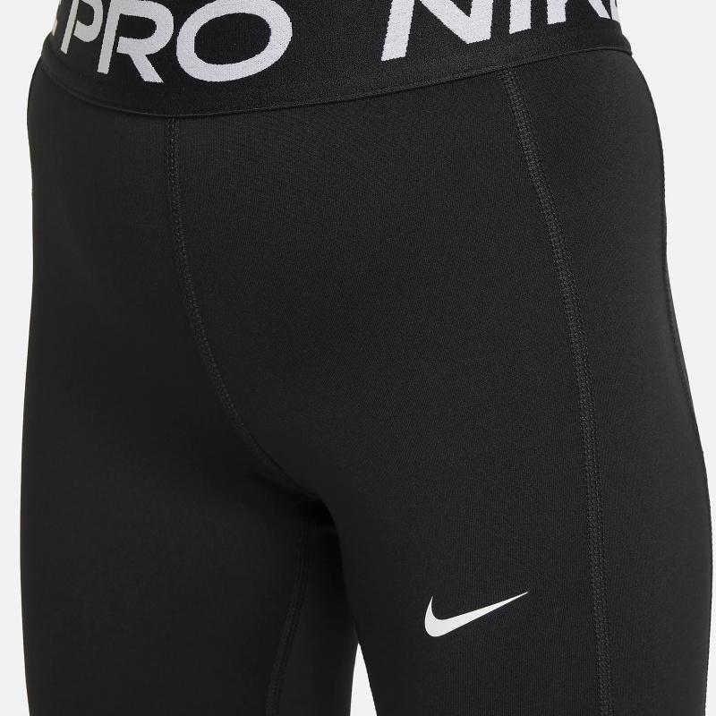 Nike Период защиты от протечек Эластичный пояс Буквенный принт Повседневные леггинсы Детские леггинсы Черный FJ6863-010
